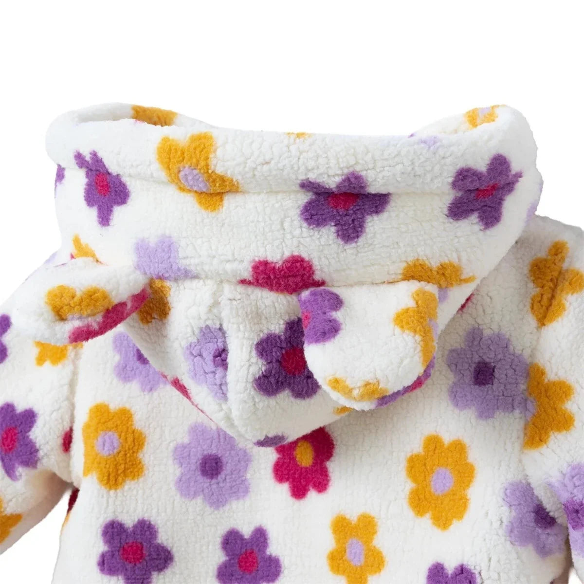 HelloBaby Floral Print Soft Fleece Zip Baby Jacket (3-6 Months to 4-5 Years)