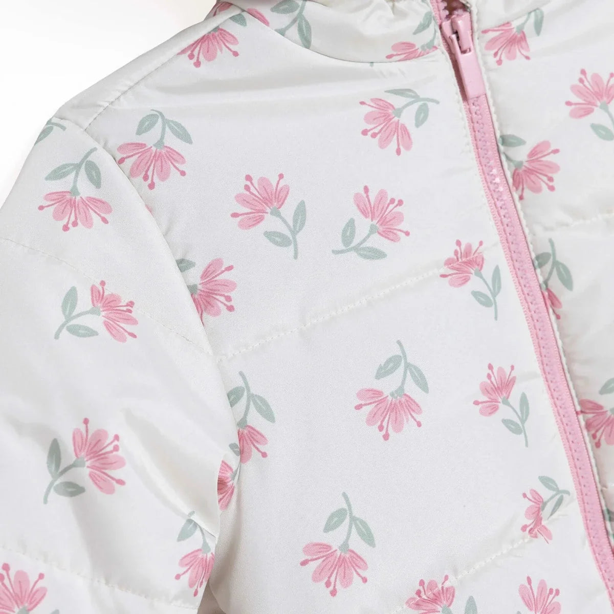 HelloBaby Hooded Floral Print Fleece Baby Jacket (9-12 Months to 4-5 Years)