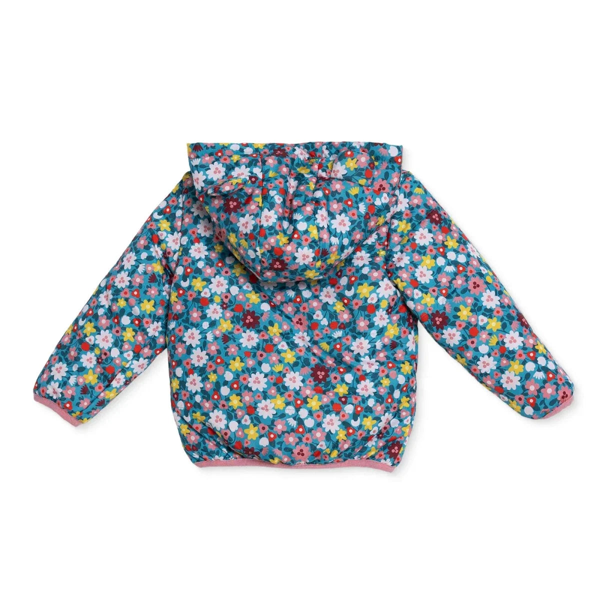 HelloBaby Hooded Floral Print Fleece Baby Jacket (9-12 Months to 4-5 Years)