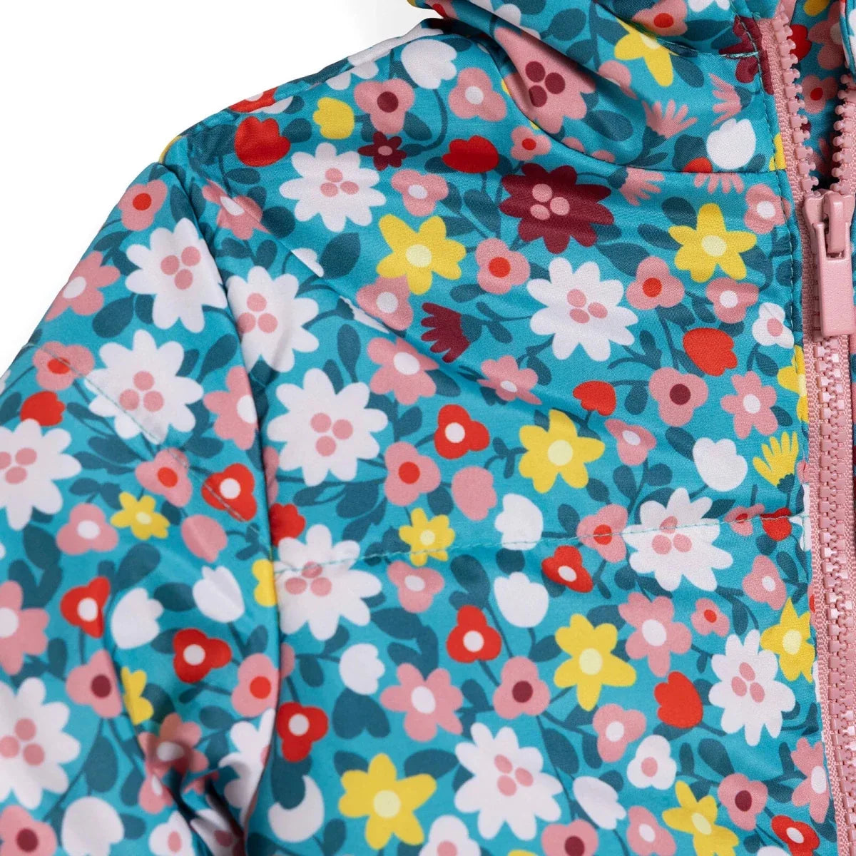 HelloBaby Hooded Floral Print Fleece Baby Jacket (9-12 Months to 4-5 Years)