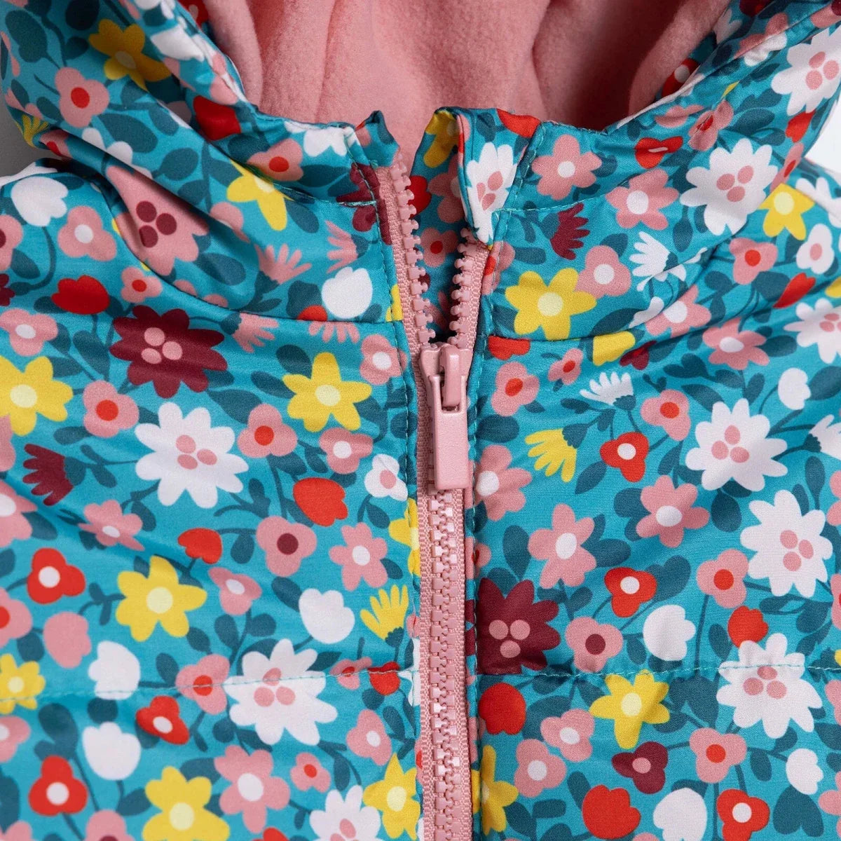 HelloBaby Hooded Floral Print Fleece Baby Jacket (9-12 Months to 4-5 Years)