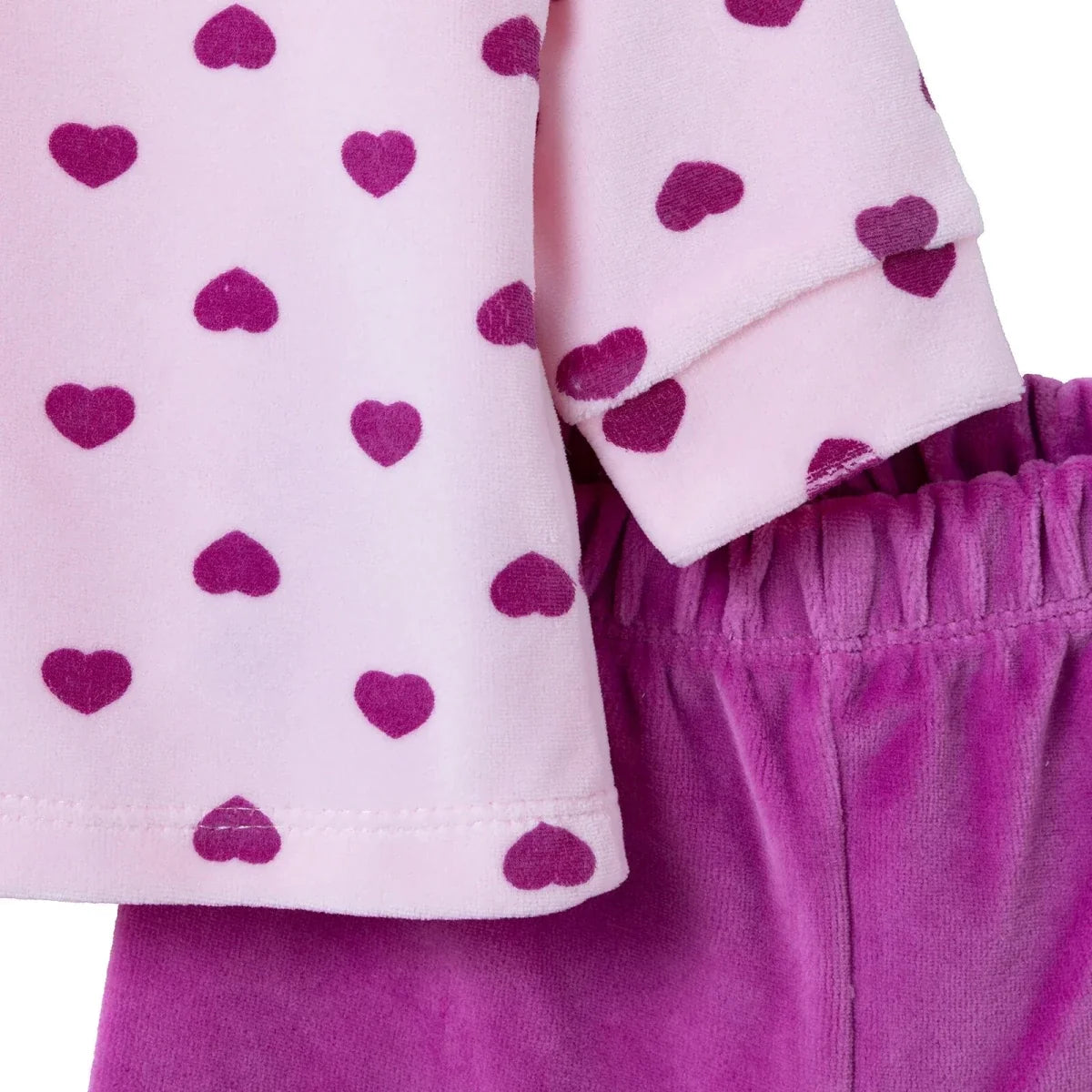 HelloBaby Velour Baby Sweatshirt & Leggings Set (1-3 Months to 12 Months)
