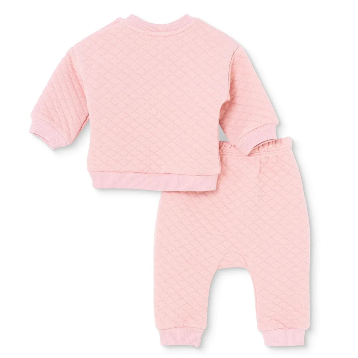 HelloBaby Quilted Baby Sweatshirt & Leggings Set (1-3 Months to 12 Months)