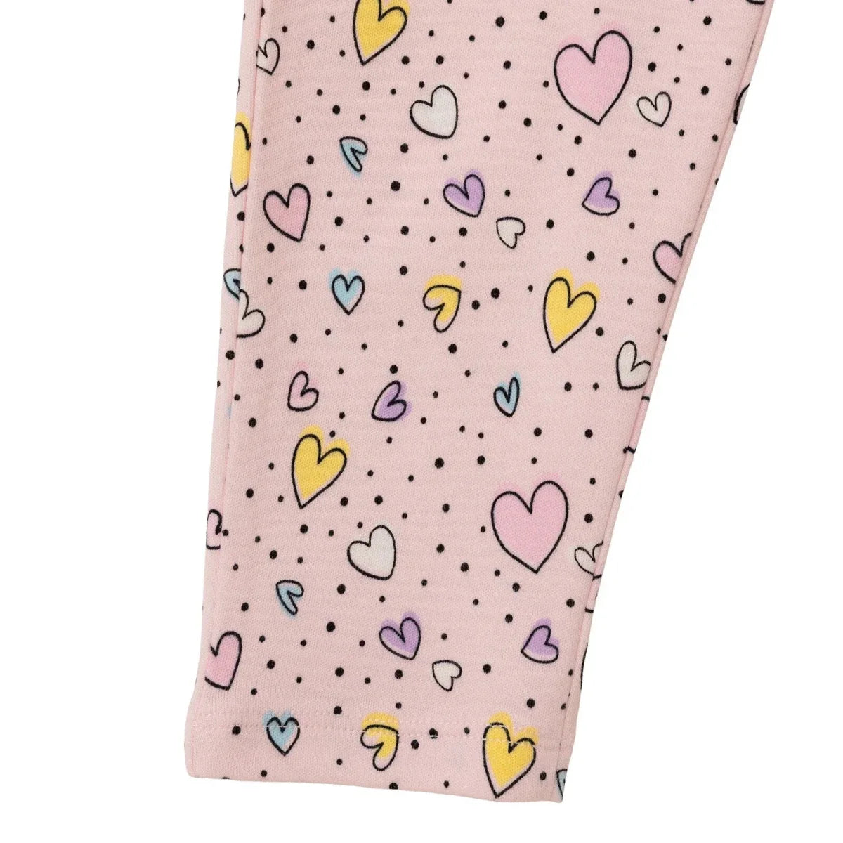 HelloBaby Heart Print Shirt Collar Baby Pyjama Set (3-6 Months to 3-4 Years)