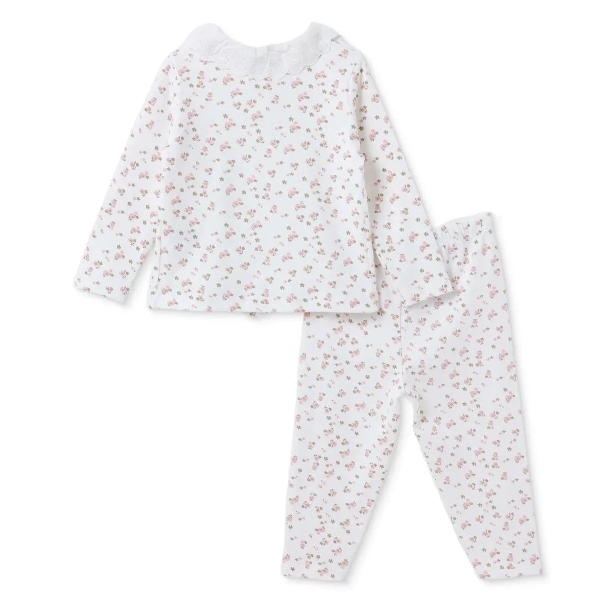 HelloBaby Floral Print Peter Pan Collar Baby Pyjama Set (3-6 Months to 2-3 Years)