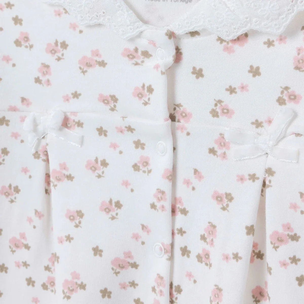 HelloBaby Floral Print Peter Pan Collar Baby Pyjama Set (3-6 Months to 2-3 Years)