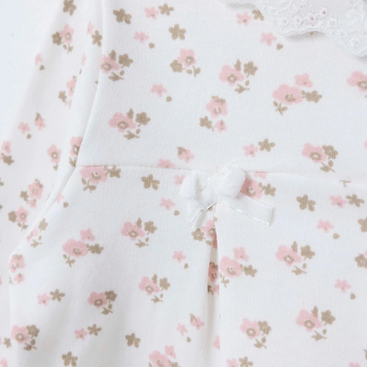 HelloBaby Floral Print Peter Pan Collar Baby Pyjama Set (3-6 Months to 2-3 Years)