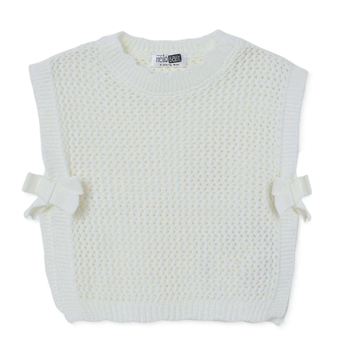 HelloBaby Knitted Baby Gilet (9-12 Months to 4-5 Years)