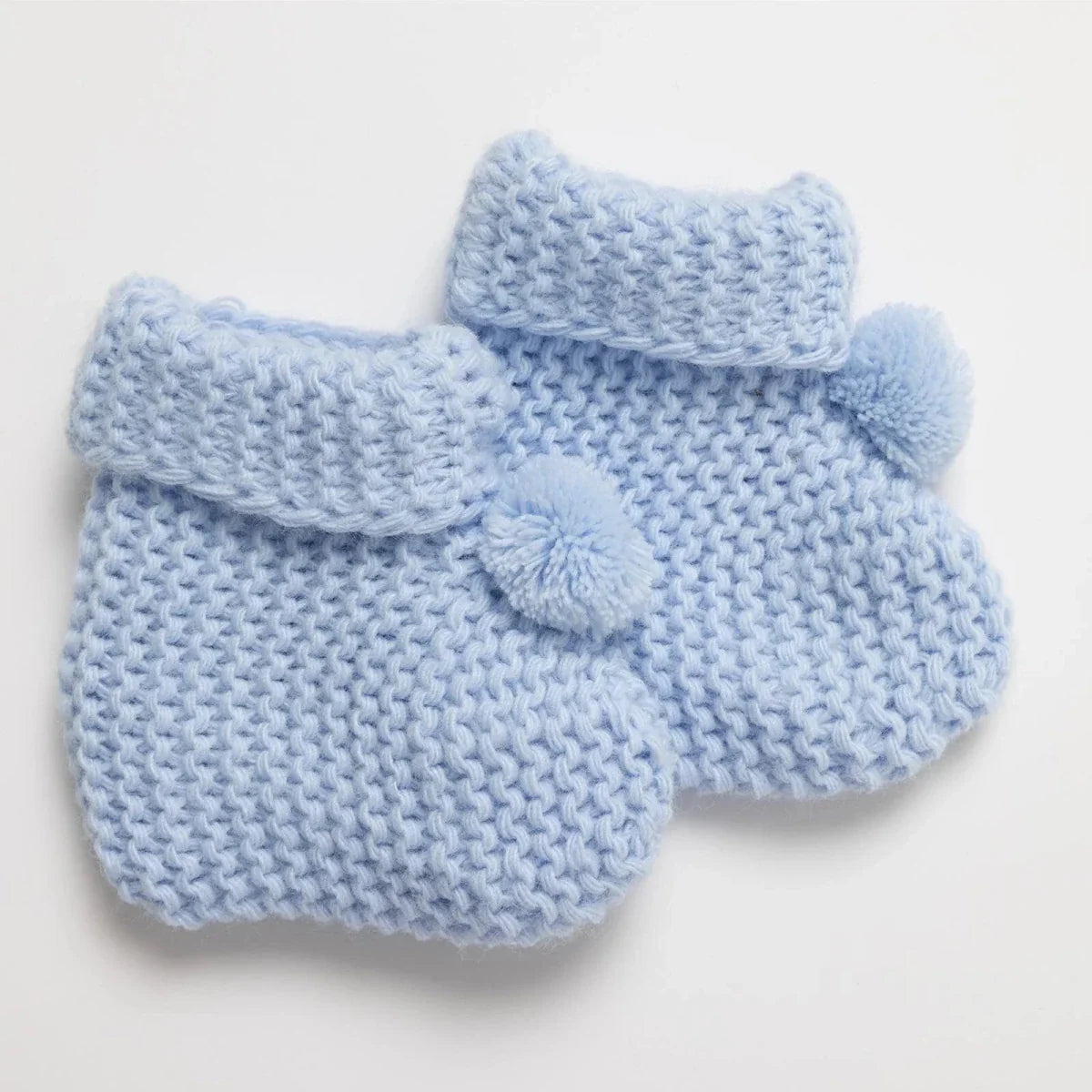 HelloBaby Knitted Baby Booties (One Size)