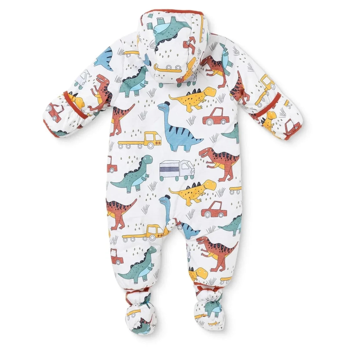 Midimod Dinosaur Print Baby Pramsuit (9-12 Months to 18 Months-2 Years)