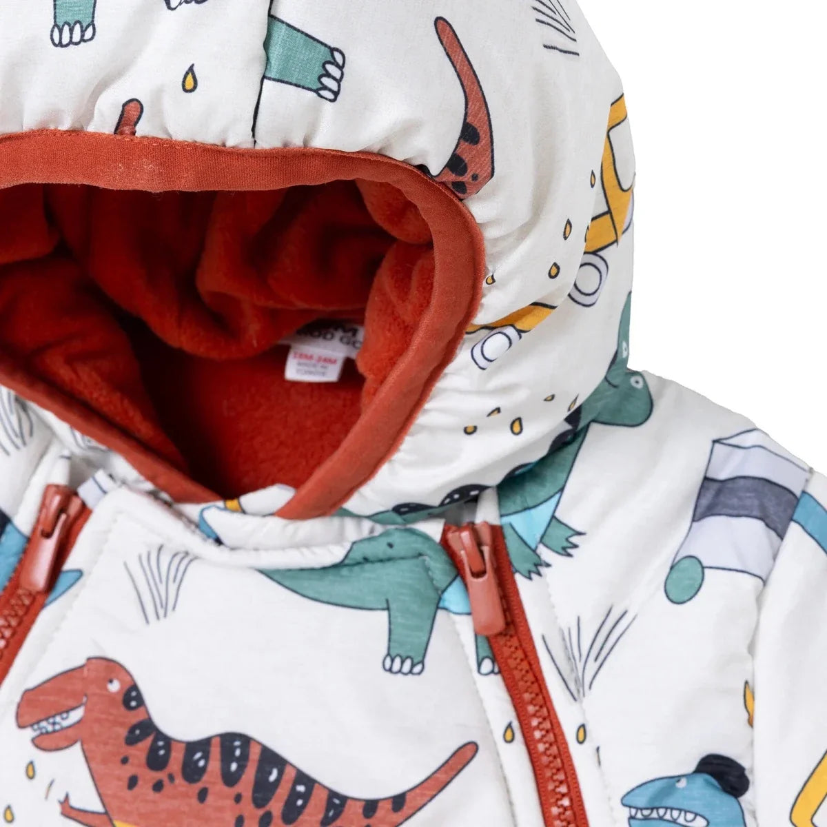Midimod Dinosaur Print Baby Pramsuit (9-12 Months to 18 Months-2 Years)