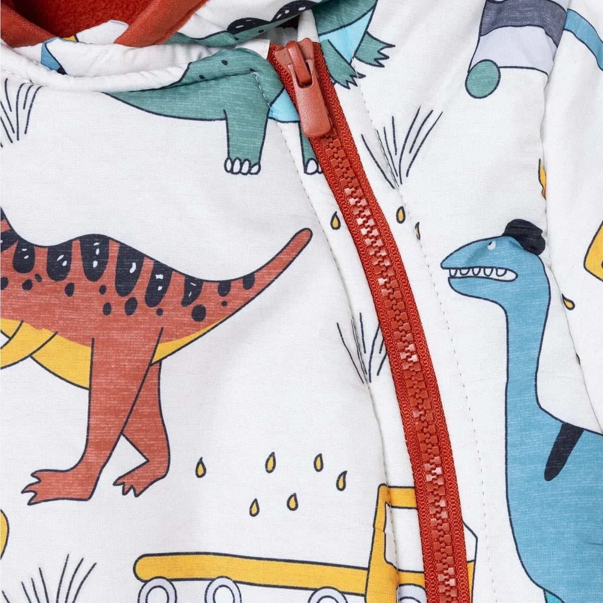 Midimod Dinosaur Print Baby Pramsuit (9-12 Months to 18 Months-2 Years)
