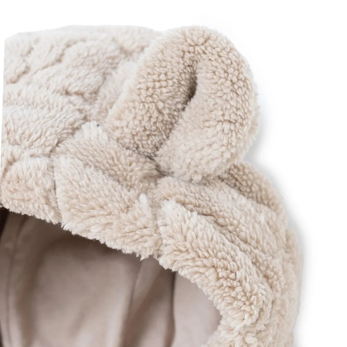 Midimod Animal Print Hooded Fleece Baby Pramsuit (1-3 Months to 12 Months)