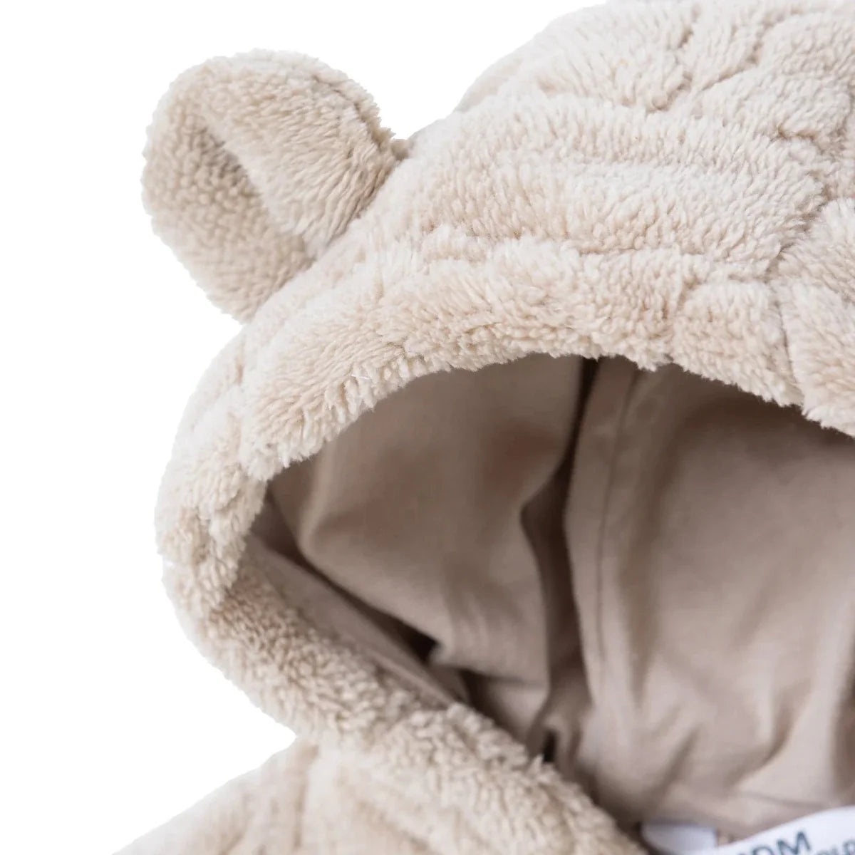 Midimod Animal Print Hooded Fleece Baby Pramsuit (1-3 Months to 12 Months)