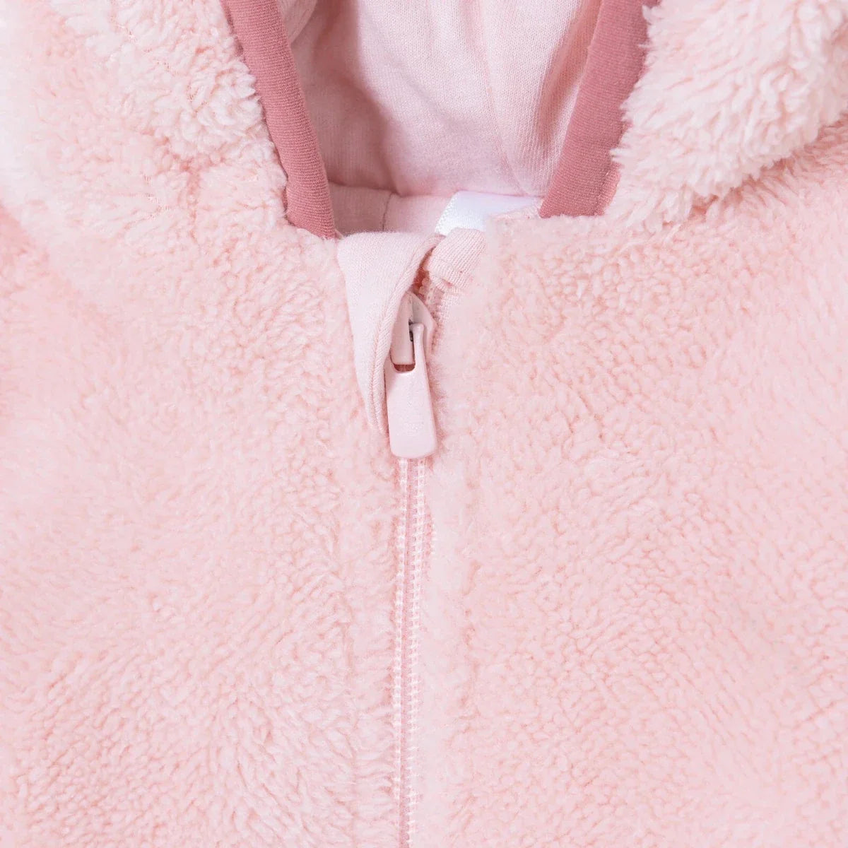 Midimod Hooded Zip-Up Soft Fleece Baby Pramsuit (1-3 Months to 12 Months)