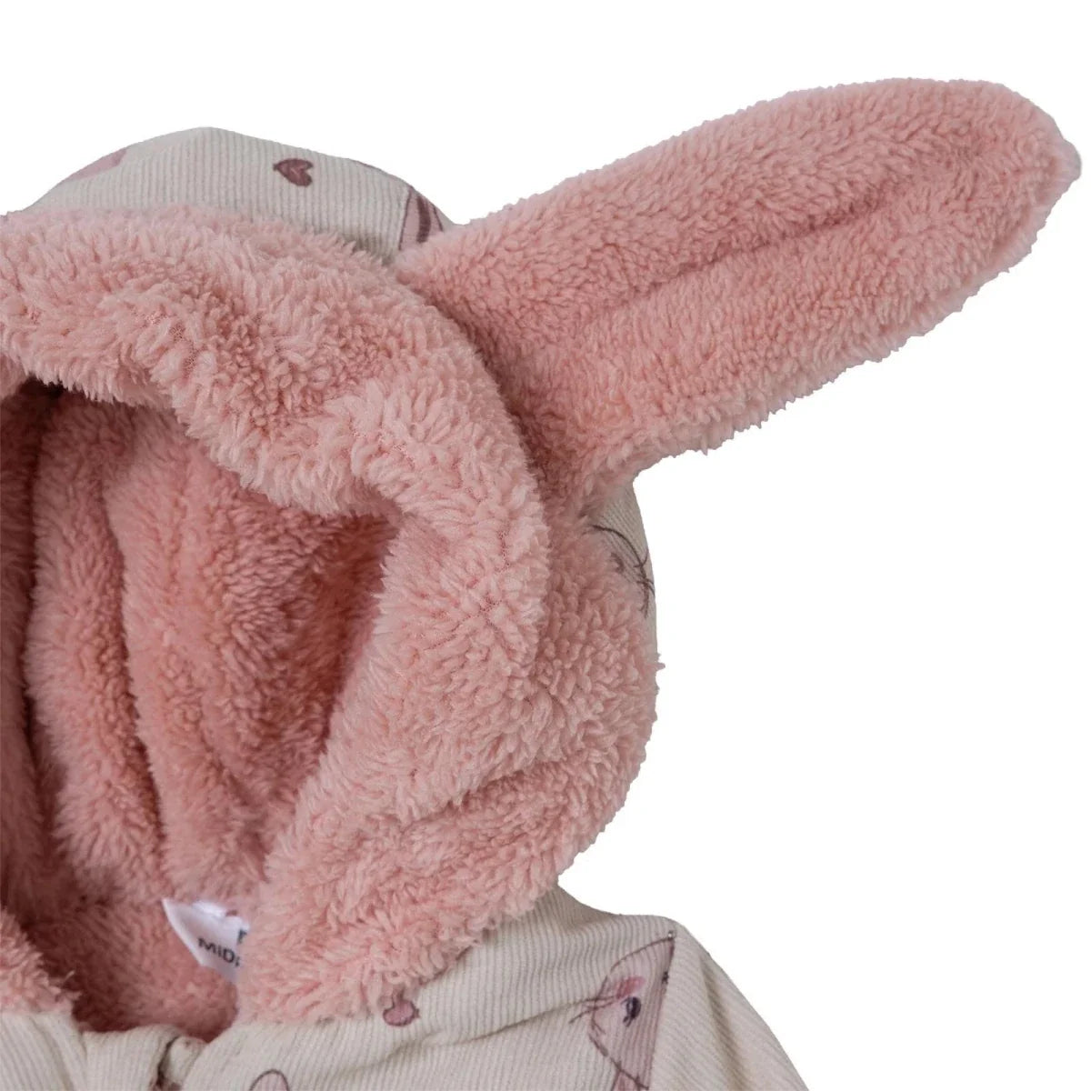 Midimod Hooded Zip-Up Soft Fleece Baby Pramsuit (1-3 Months to 12 Months)