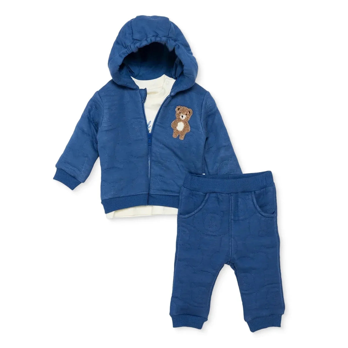 Bebetto 3 Piece Baby Cardigan, T-Shirt & Leggings Set (1-3 to 12 Months)
