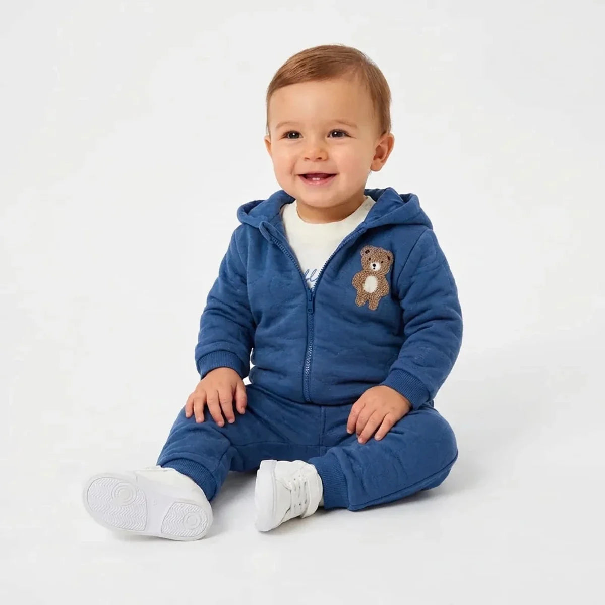 Bebetto 3 Piece Baby Cardigan, T-Shirt & Leggings Set (1-3 to 12 Months)