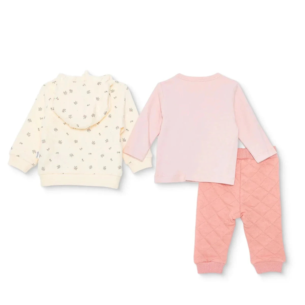 Bebetto 3 Piece Baby Cardigan, Sweatshirt & Leggings Set (1-3 to 12 Months)