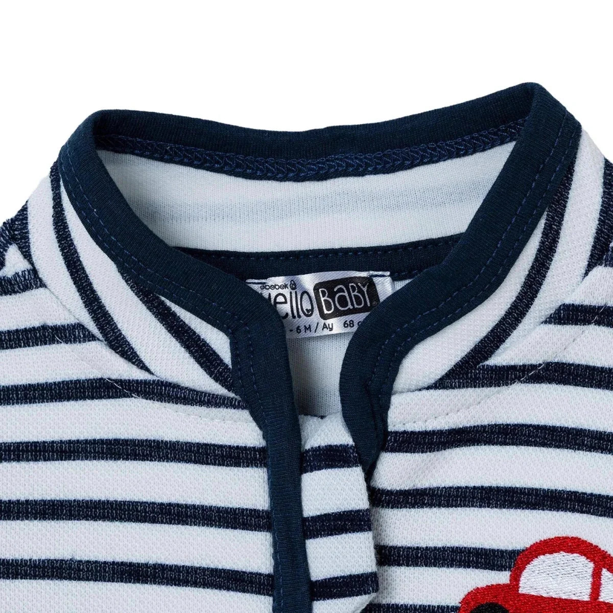 HelloBaby Printed Interlock Baby Cardigan (1-3 Months to 12 Months)