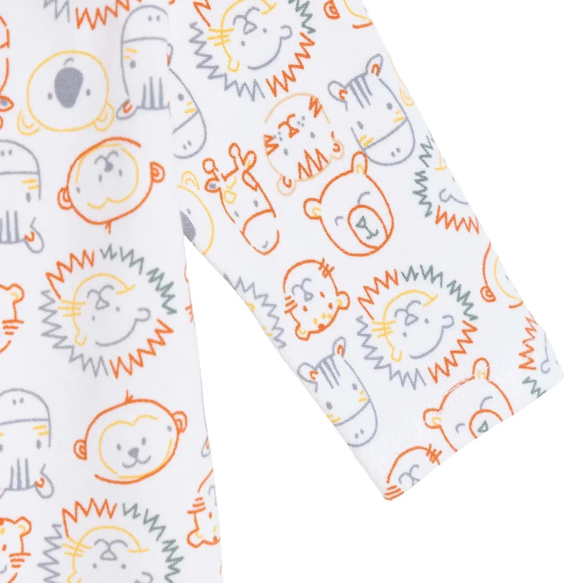 HelloBaby Long Sleeve Baby Sleepsuit with Feet (Newborn to 6-9 Months)