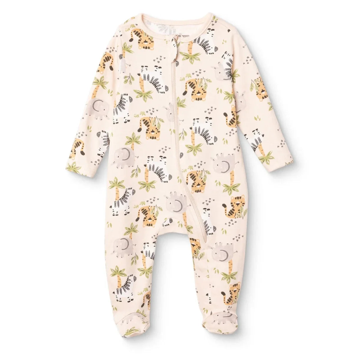 HelloBaby Long Sleeve Baby Sleepsuit with Feet (Newborn to 6-9 Months)
