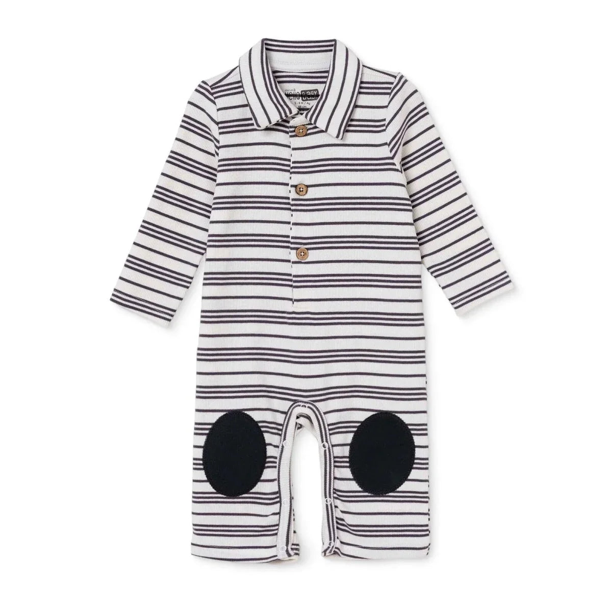 HelloBaby Long Sleeve Footless Baby Sleepsuit (Newborn to 6-9 Months)