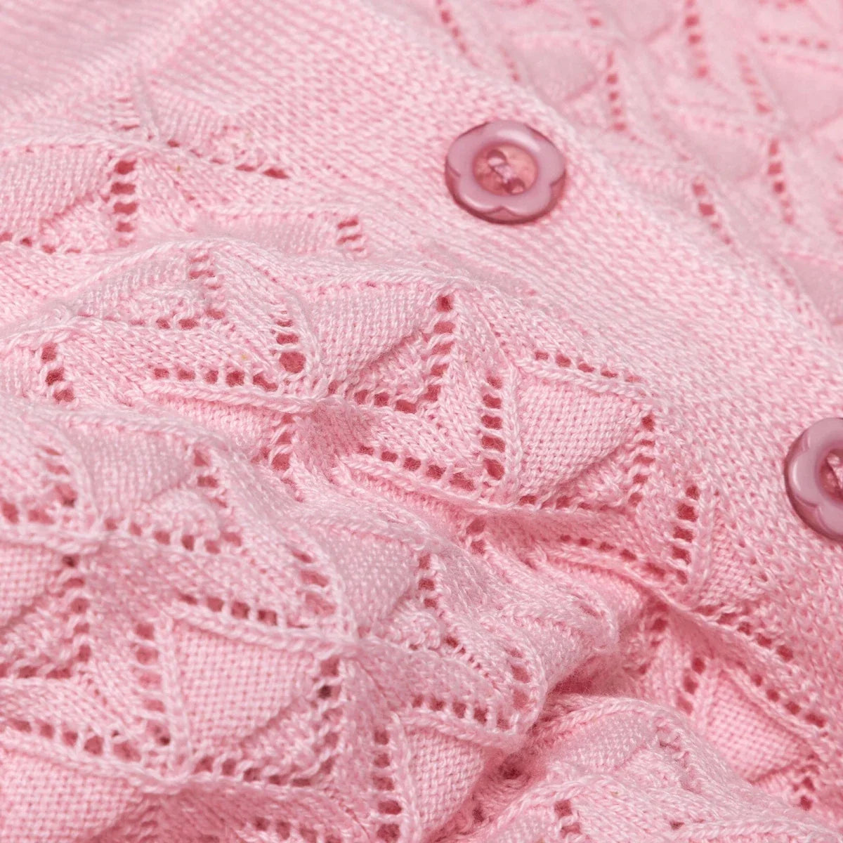 HelloBaby Floral Print Knitted Baby Cardigan (1-3 Months to 12 Months)