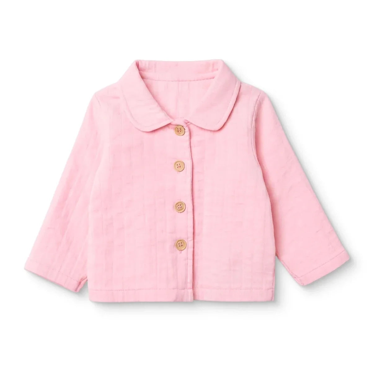 HelloBaby Short Sleeve Muslin Baby Cardigan (1-3 Months to 12 Months)