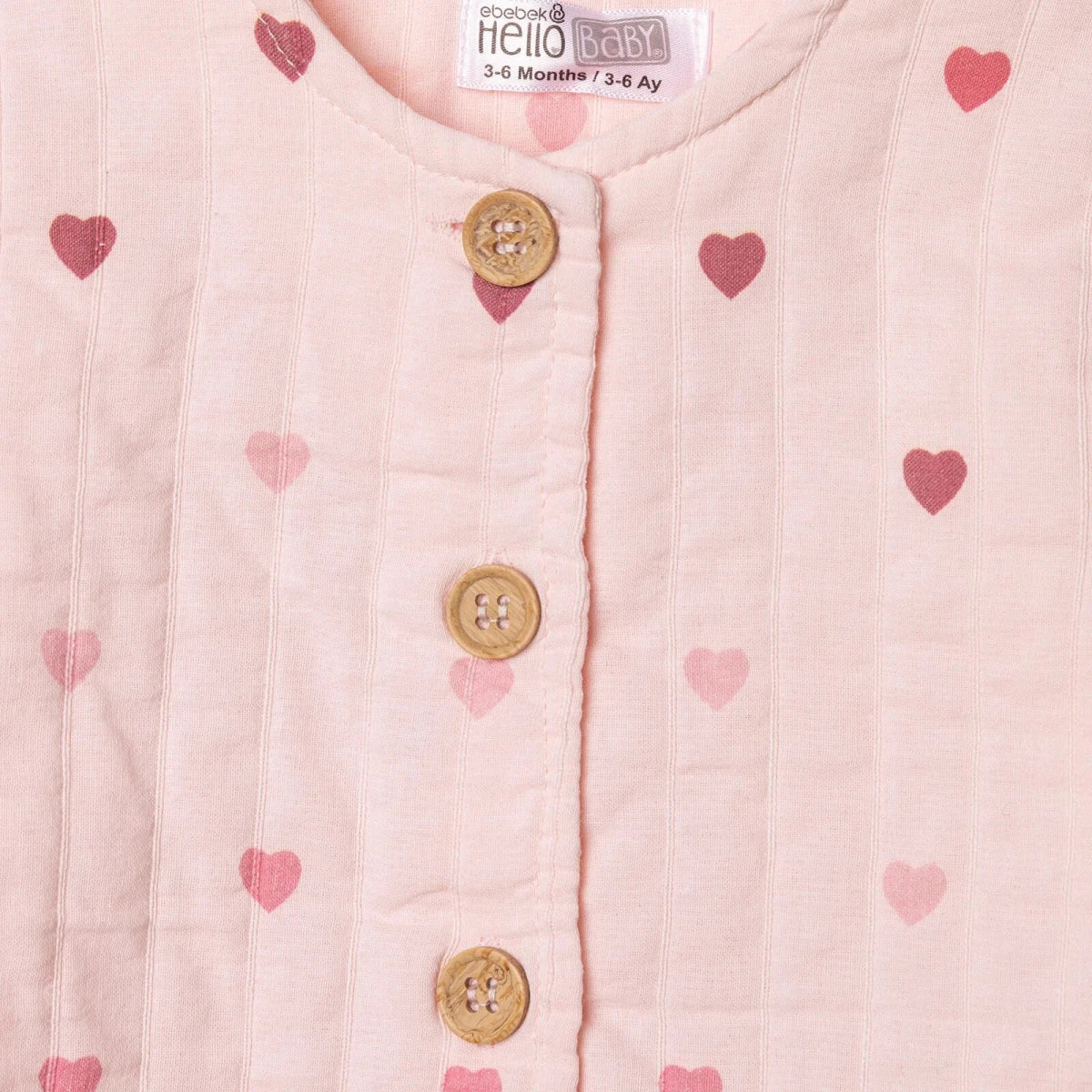 HelloBaby Short Sleeve Muslin Baby Cardigan (1-3 Months to 12 Months)
