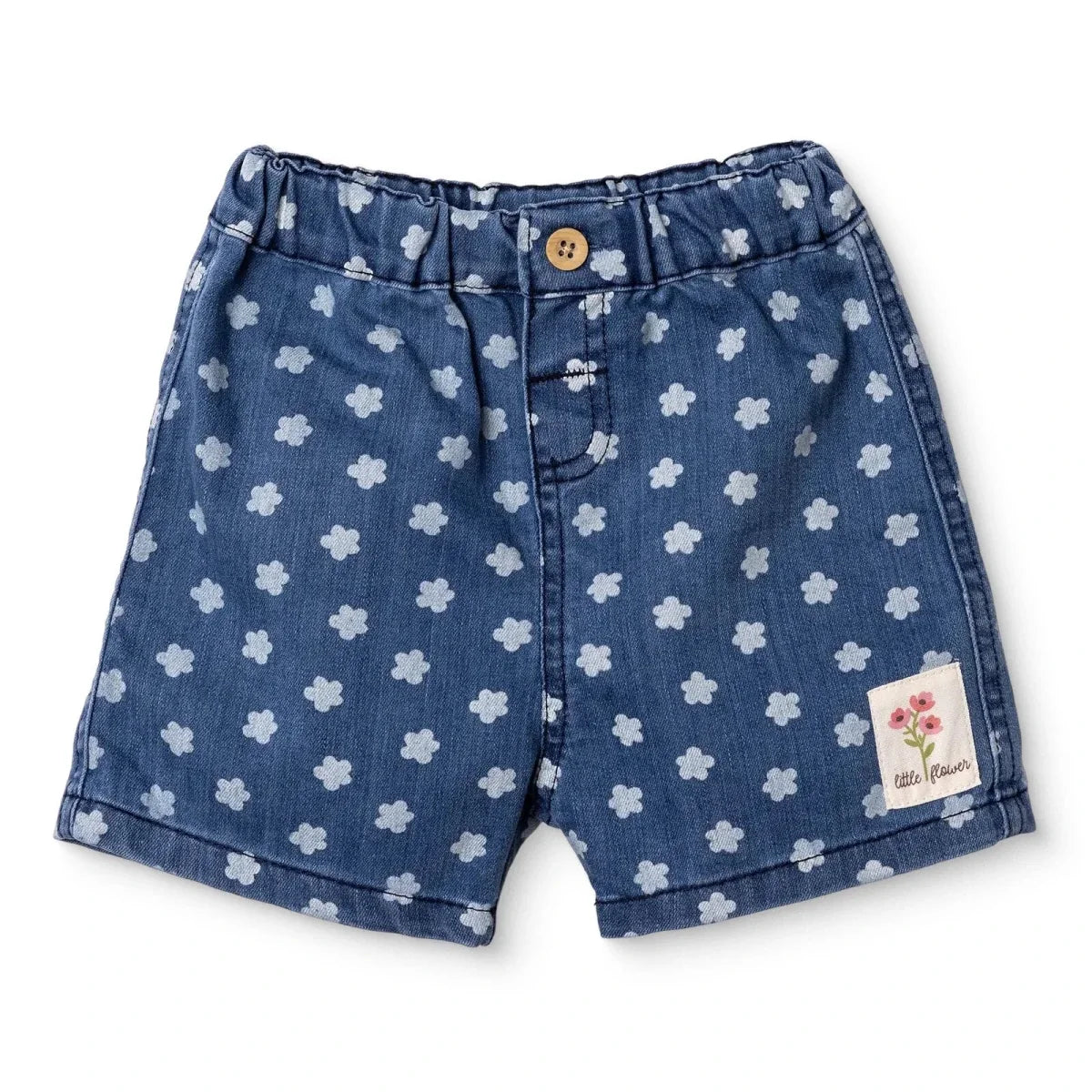 HelloBaby Floral Print Denim Baby Shorts (6-9 Months to 4-5 Years)