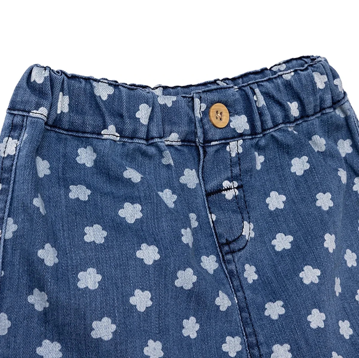 HelloBaby Floral Print Denim Baby Shorts (6-9 Months to 4-5 Years)