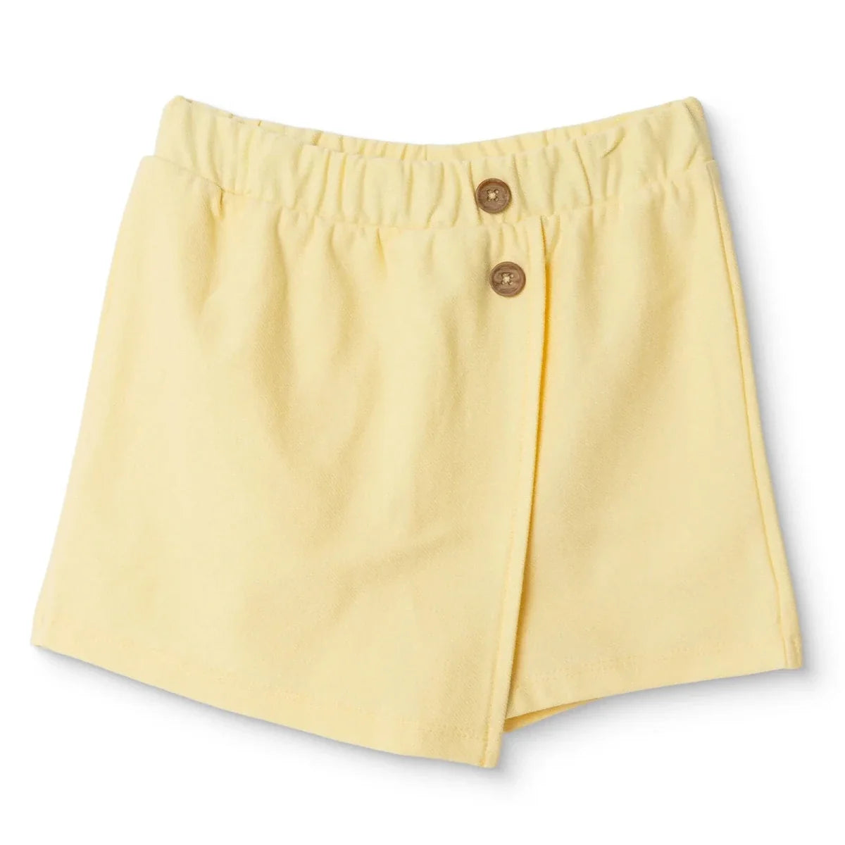 HelloBaby Girls Shorts with Buttons None Short Leg - Yellow