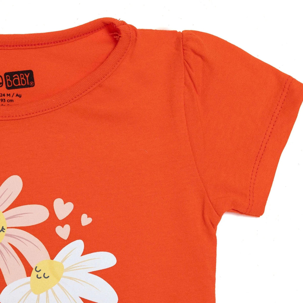 HelloBaby Short Sleeve Jersey Baby T-Shirt (3-6 Months to 3-4 Years)