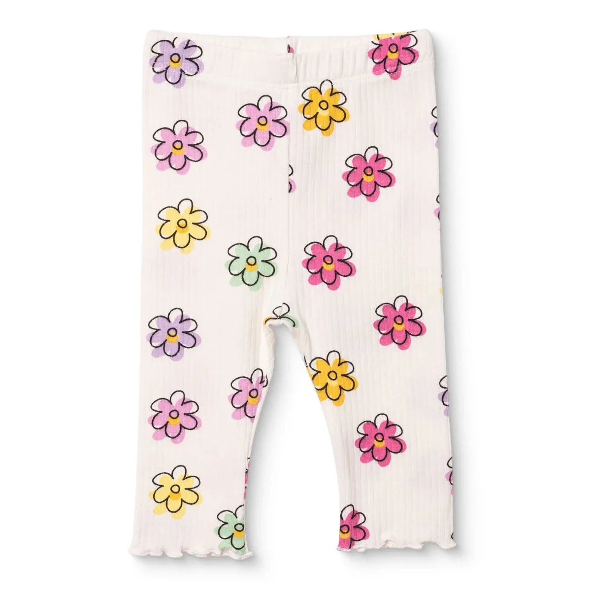 HelloBaby Floral Print Interlock Baby Leggings (1-3 Months to 12 Months)