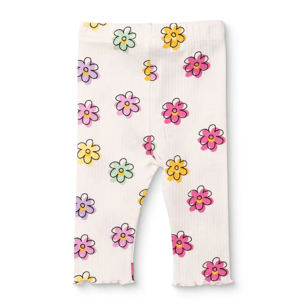 HelloBaby Floral Print Interlock Baby Leggings (1-3 Months to 12 Months)
