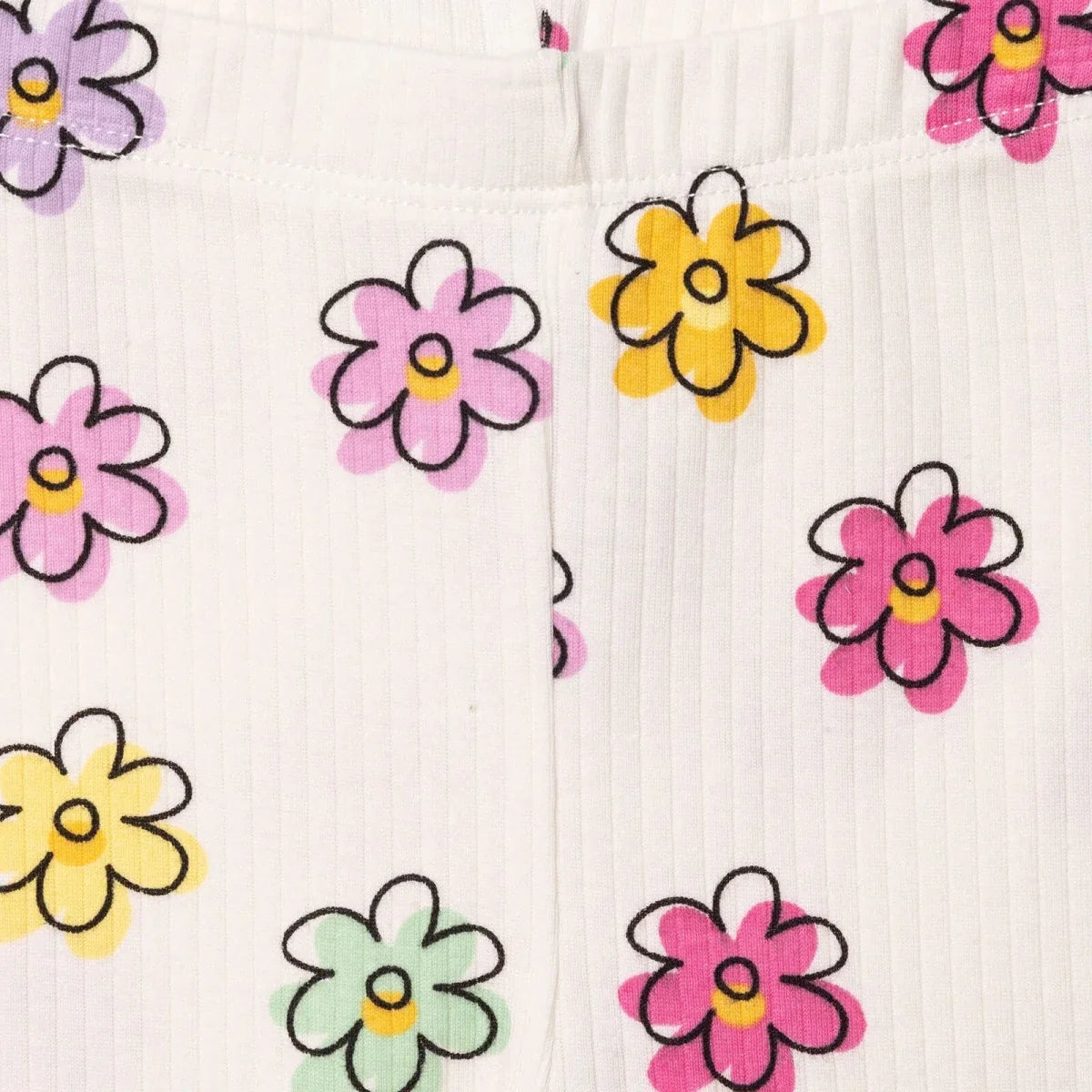 HelloBaby Floral Print Interlock Baby Leggings (1-3 Months to 12 Months)