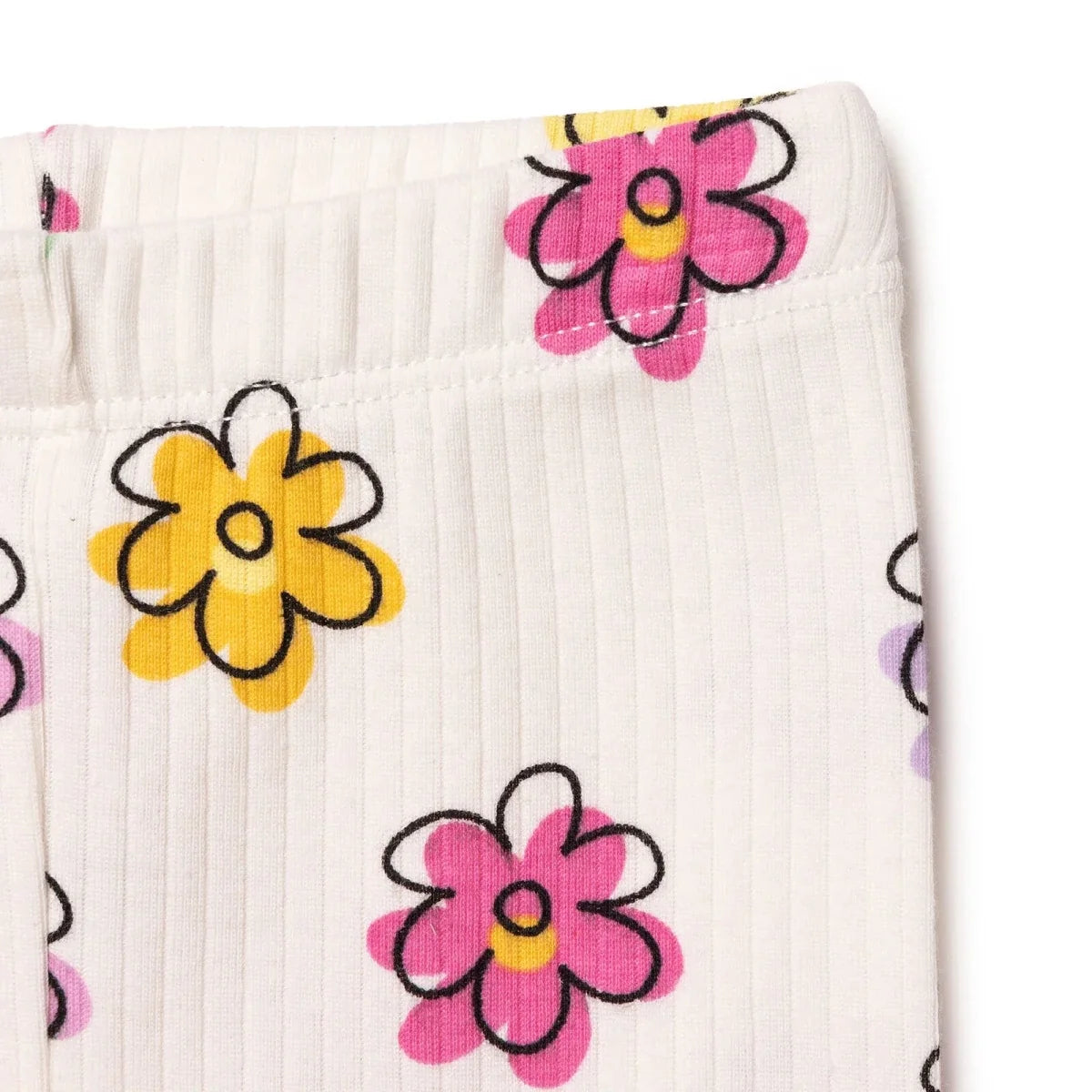 HelloBaby Floral Print Interlock Baby Leggings (1-3 Months to 12 Months)