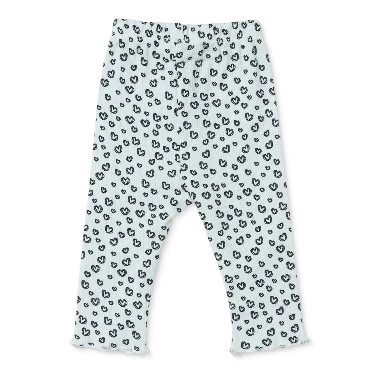 HelloBaby Heart Print Interlock Baby Leggings (1-3 Months to 12 Months)