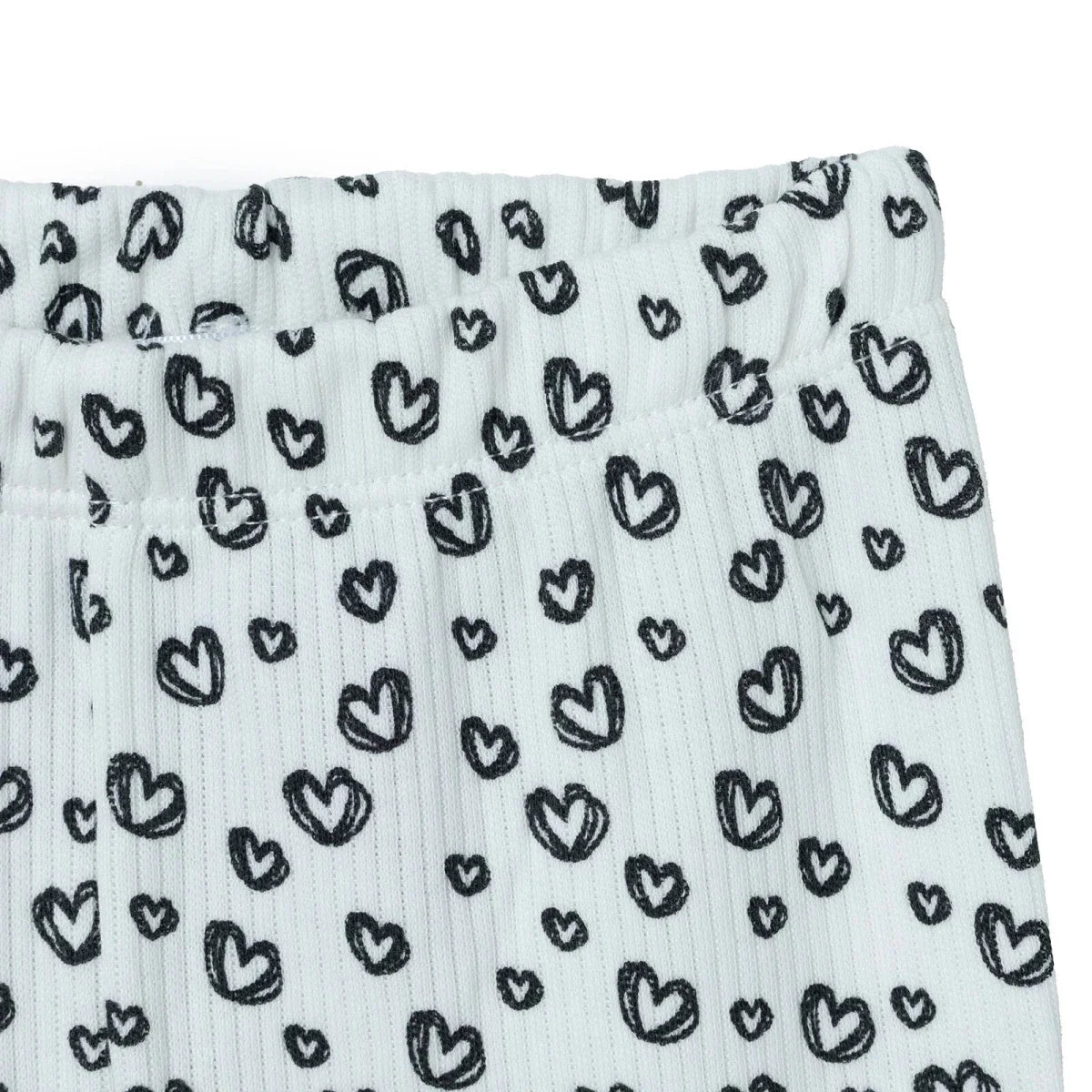 HelloBaby Heart Print Interlock Baby Leggings (1-3 Months to 12 Months)