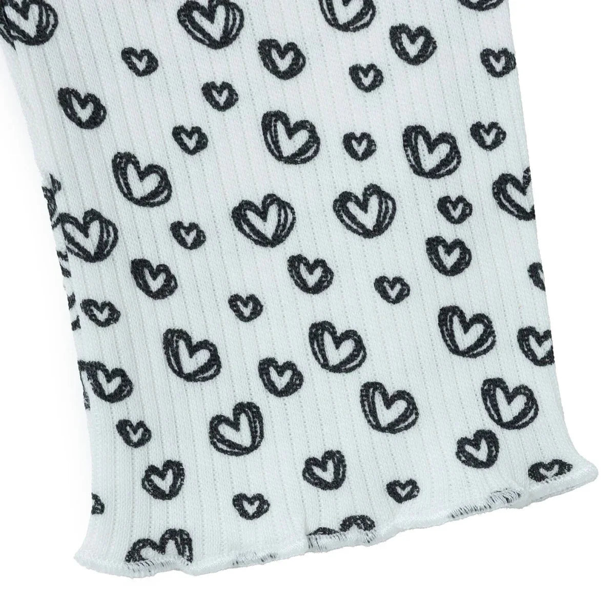 HelloBaby Heart Print Interlock Baby Leggings (1-3 Months to 12 Months)