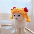 Pomeranian Teddy Dog Funny Cat Headgear
