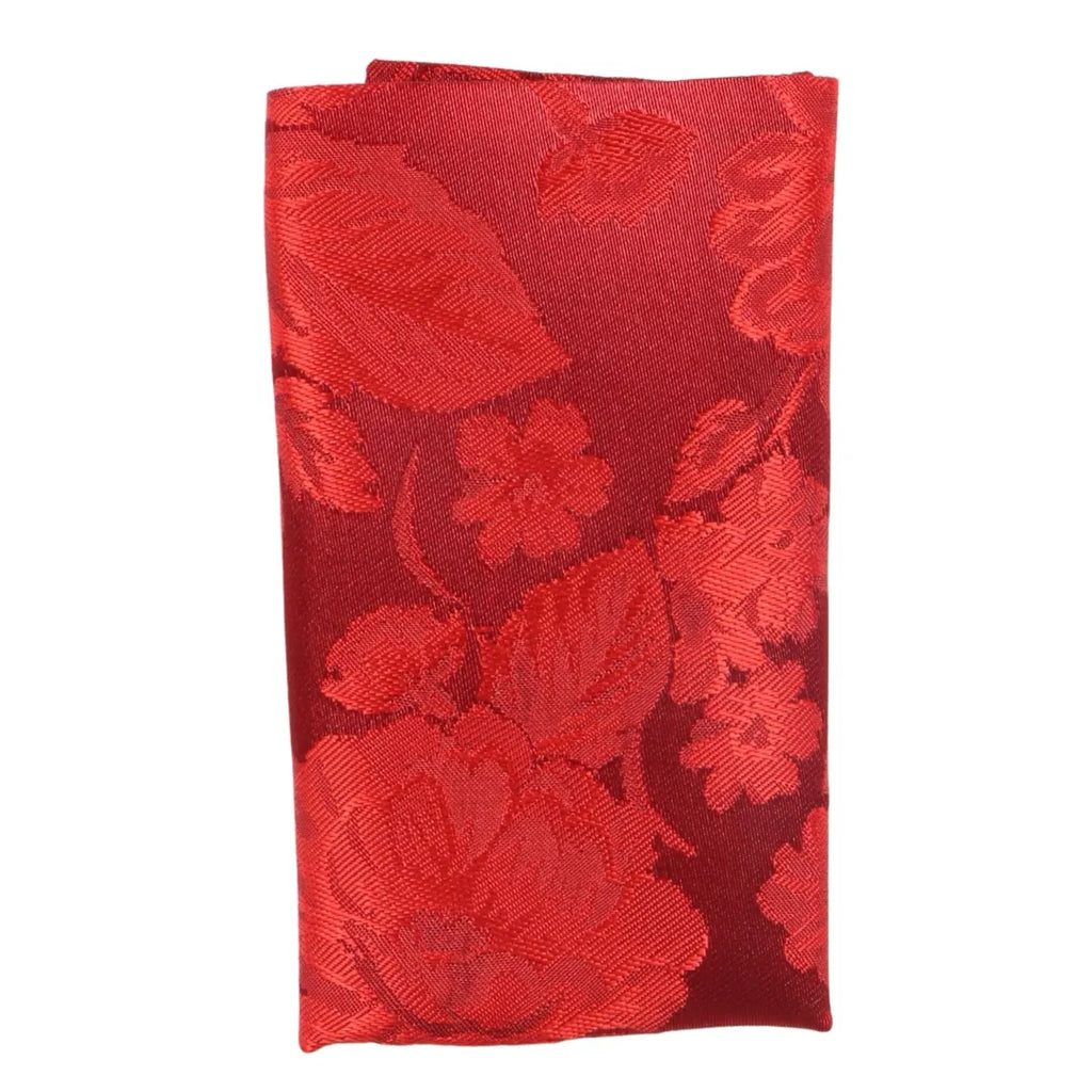 Men's Tie Pocket Sqaure Set Formal Floral Necktie