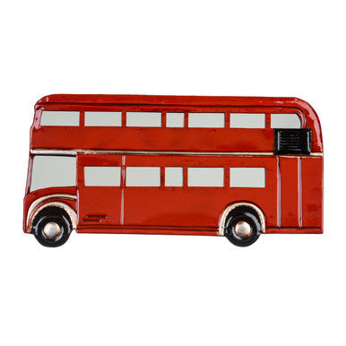 Red London Bus | Metal Wall Art