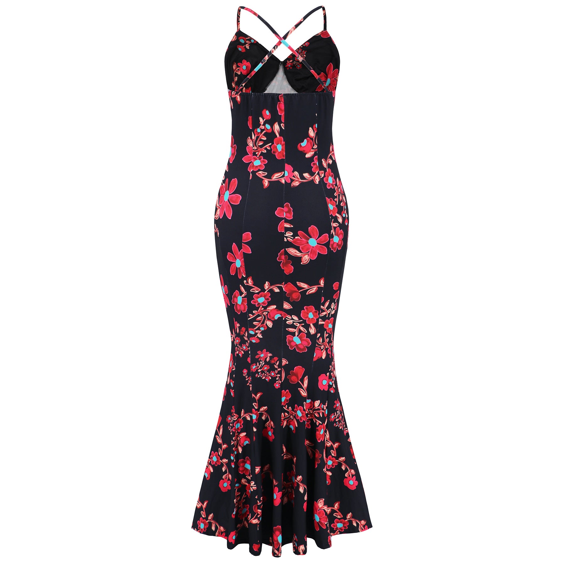 Bohemian Floral Dress Women Sleeveless
