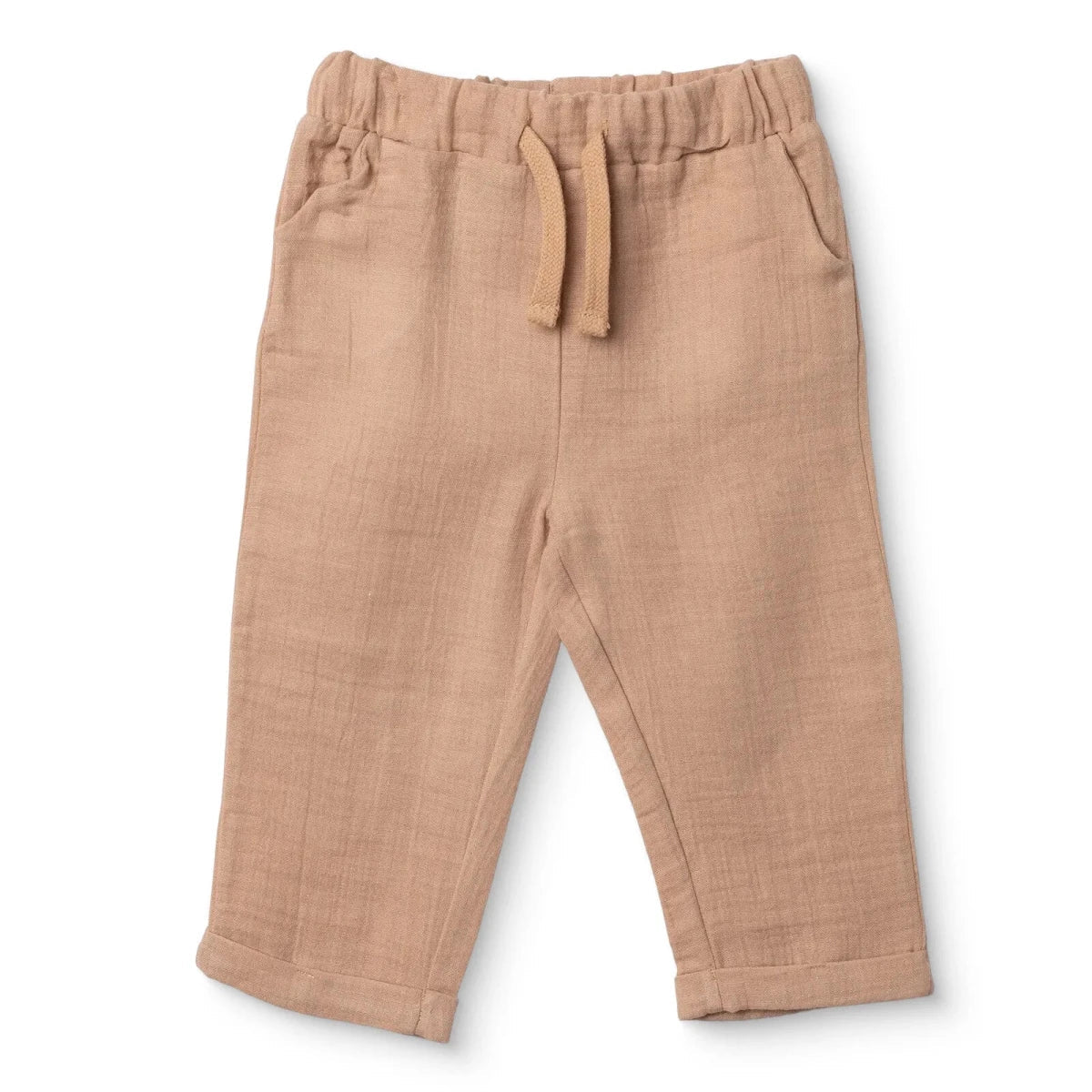 HelloBaby Turn-Up Muslin Baby Trousers (6-9 Months to 4-5 Years)