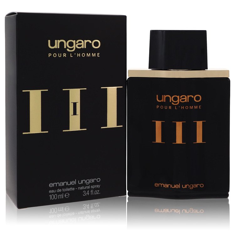 Ungaro III Eau de Toilette Spray for Men, 3.4 oz / 100 ml