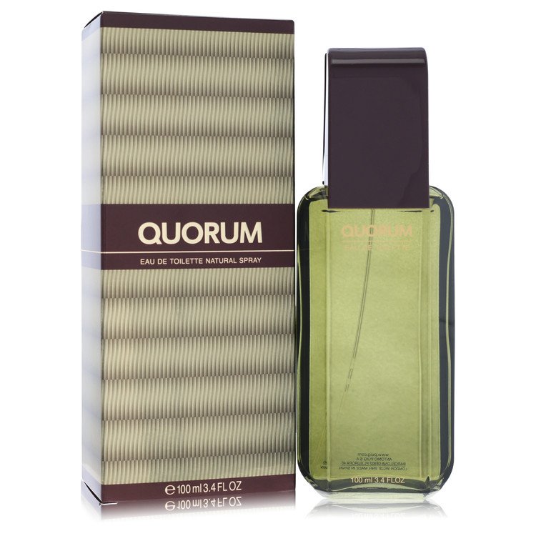 Quorum by Antonio Puig Eau de Toilette Spray for Men, 3.4 oz / 100 ml