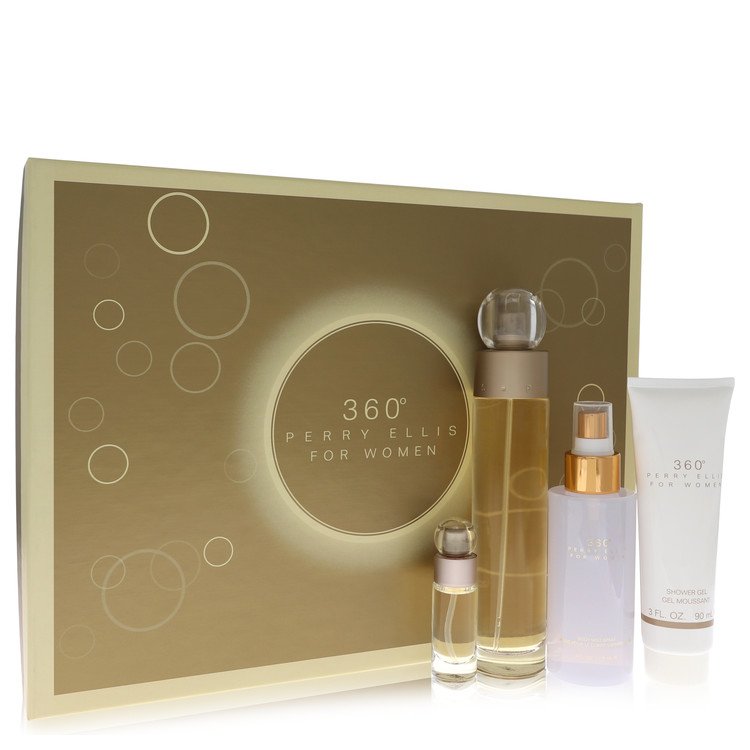 Perry Ellis 360 Gift Set - 3.4 oz (100 ml) Eau De Toilette Spray and 4 oz (118 ml) Body Mist