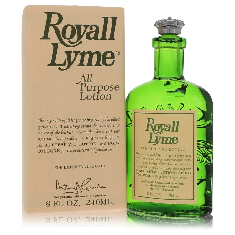 Royall Lyme by Royall Fragrances All-Purpose Lotion and Cologne 8 oz / 236 ml for Men